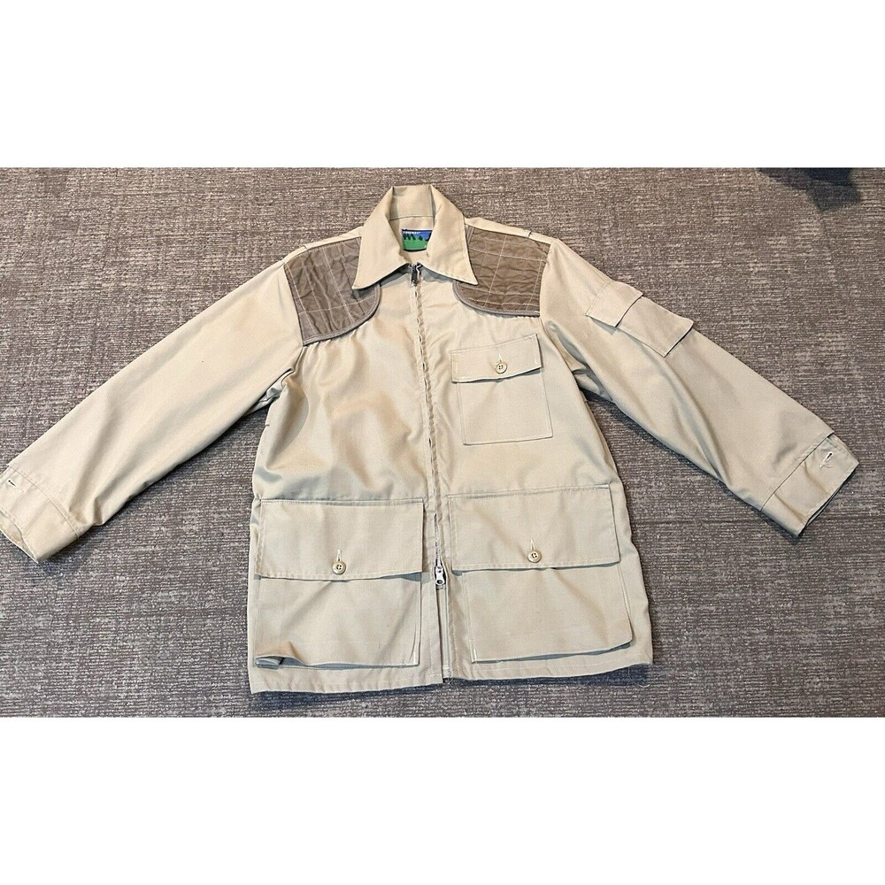 Foremost Penneys Jacket Men Large Tan Full Zip Jacket Outdoors